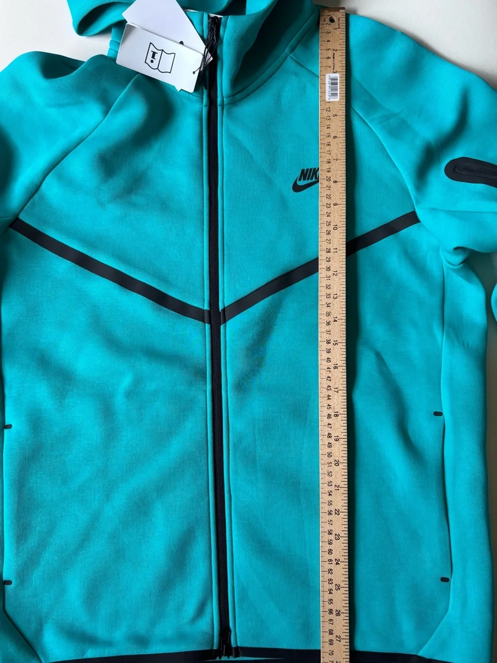 NWT Nike Sportswear Tech Fleece Full Zip Jacket Mens L Turquoise Blue HV0949-345